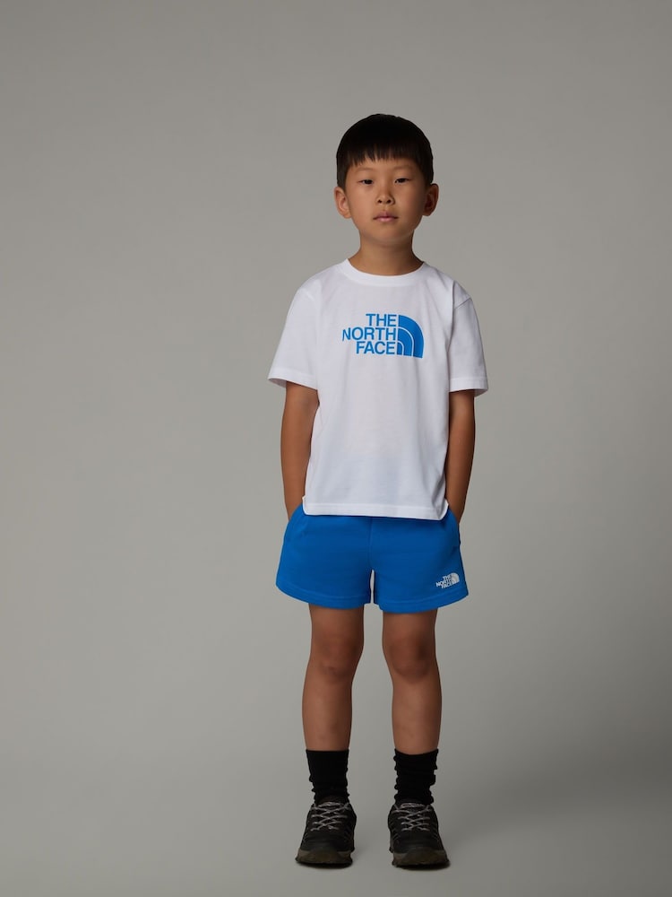 The North Face White Kids Summer Top And Shorts Set - Image 1 of 2