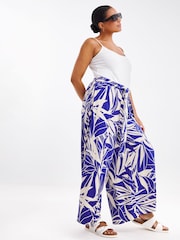 JD Williams Blue Value Beach Trousers - Image 1 of 4