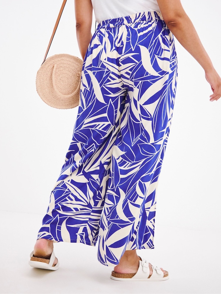 JD Williams Blue Value Beach Trousers - Image 2 of 4