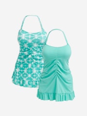 JD Williams Green Value Swimdress 2 Pack - Image 5 of 7