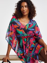 JD Williams Pink Beach Kaftan - Image 1 of 5