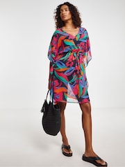 JD Williams Pink Beach Kaftan - Image 4 of 5