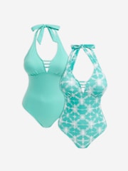 JD Williams Green Value Swimsuits 2 Pack - Image 5 of 7