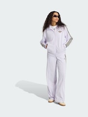 adidas Originals Purple Firebird Loose Track Top - Image 1 of 5