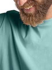 Jack Wolfskin Mens Green Essential 100% Cotton T-Shirt - Image 4 of 5