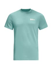 Jack Wolfskin Mens Green Essential 100% Cotton T-Shirt - Image 5 of 5
