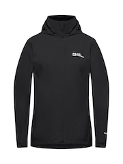 Jack Wolfskin Womens Trailtime 2L Waterproof Black Jacket - Image 7 of 8