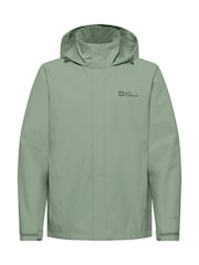 Jack Wolfskin Green Trailtime 2L Waterproof Mens Jacket - Image 6 of 7