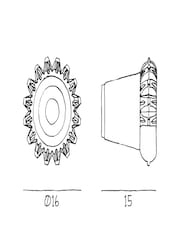 Design by Us Clear Eyeball Accessory for New Wave XL Wall Light - Image 3 of 3