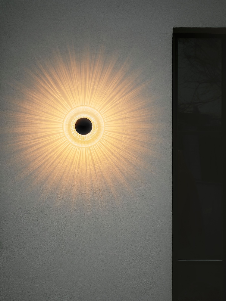 Design by Us Clear New Wave Optic Outdoor Wall Light - Image 1 of 6