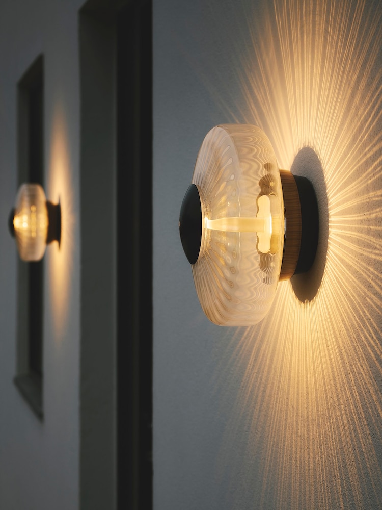 Design by Us Clear New Wave Optic Outdoor Wall Light - Image 2 of 6