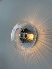 Design by Us Clear New Wave Optic Wall Light - Image 1 of 3