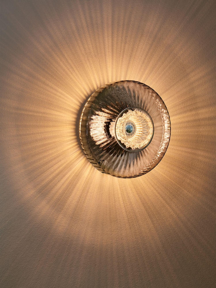 Design by Us Smoke New Wave Optic Wall Light - Image 2 of 3