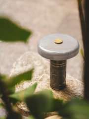 Design by Us Ash and Grey Trip Portable Table Lamp - Image 1 of 3