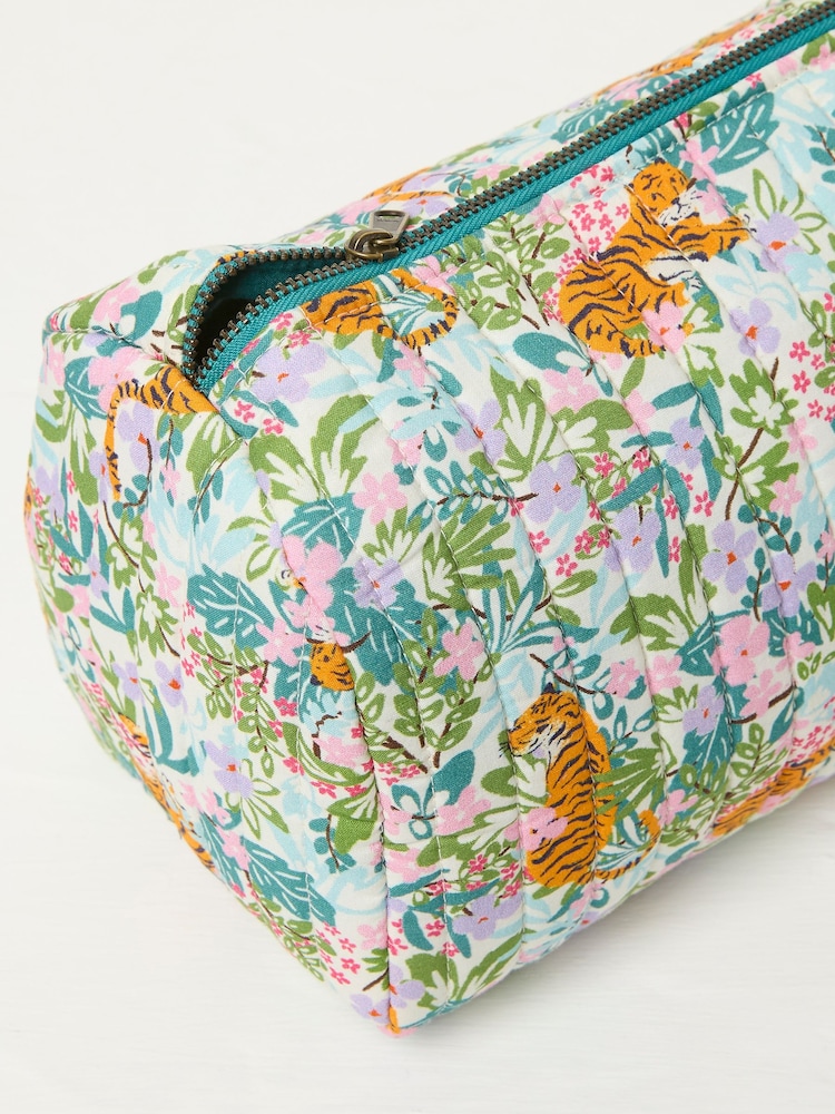 Neceser acolchado con estampado de tigre - Imagen 2 de 2