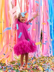 Pink Mesh Party Dress (3-16yrs) - Image 3 of 7