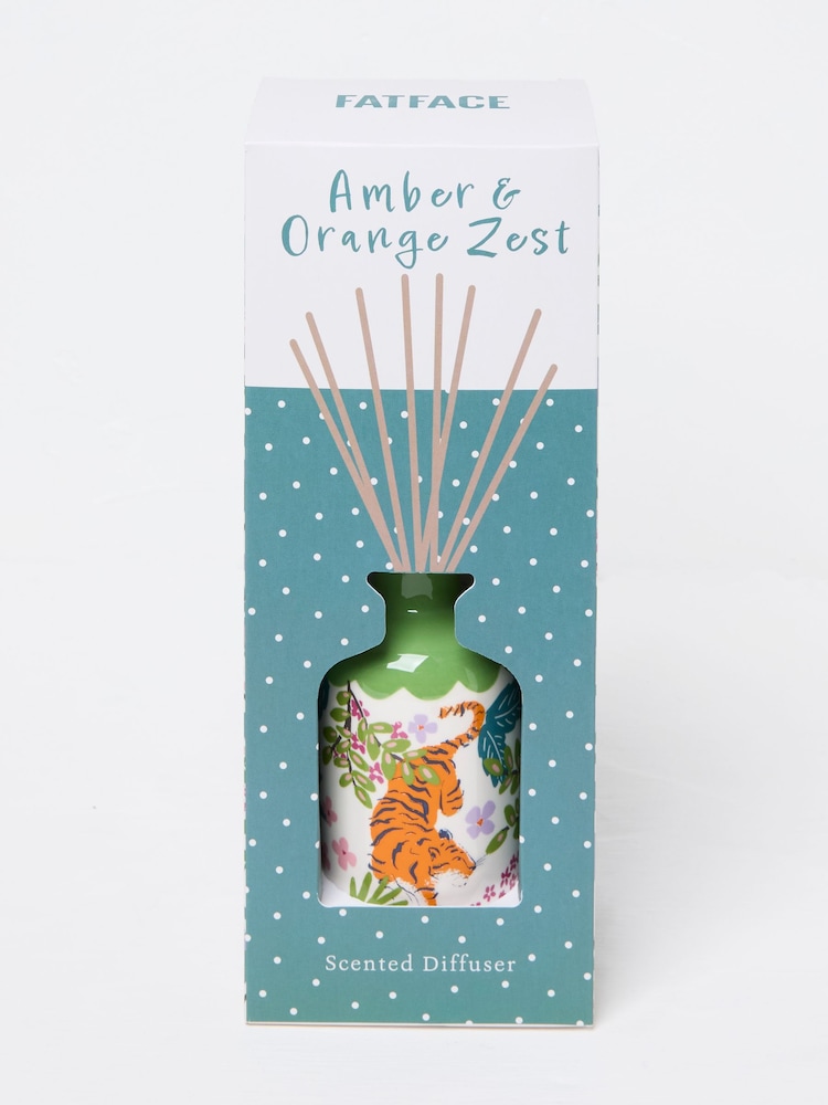 Green Multi Tiger Print Ceramic Diffuser - Image 2 of 2