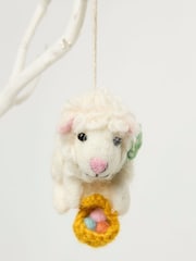 White Lamb Decoration - Image 1 of 2