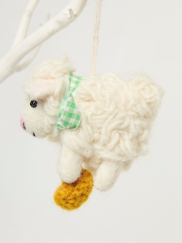 White Lamb Decoration - Image 2 of 2