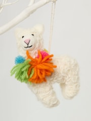 White Alpaca Decoration - Image 1 of 2