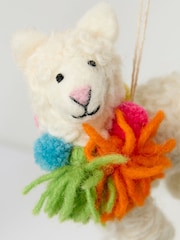 White Alpaca Decoration - Image 2 of 2