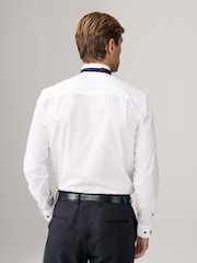 White/Black Bow Regular Fit Single Cuff Shirt And Bow Tie Pack - Image 2 of 8