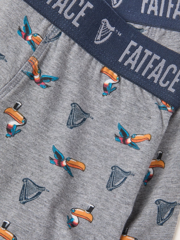 FatFace Grey Guinness Boxers in a Gift Box - Image 3 of 3