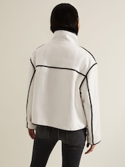 Phase Eight Cream Marlow Tipped Edge Jacket - Image 5 of 5