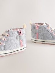 Grey Heart Character High Top Trainers (0-18mths) - Image 4 of 5