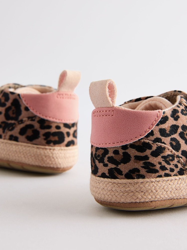 Animal Print Touch Fasten Baby Trainers (0-24mths) - Image 4 of 5