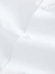 White Slim Fit Easy Care Long Sleeve Single Cuff Smart Shirts 2 Pack - Image 5 of 5