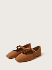 Monsoon Brown Betty Ballet Flats - Image 1 of 3