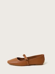 Monsoon Brown Betty Ballet Flats - Image 2 of 3