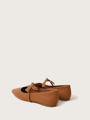 Monsoon Brown Betty Ballet Flats - Image 3 of 3