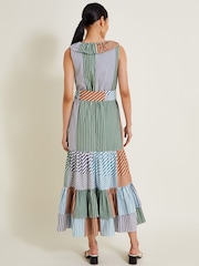Monsoon Carrie 100% Cotton Stripe Dress - Изображение 4 из 6
