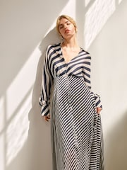 Monsoon Black Sofia Stripe Dress - Image 2 of 7