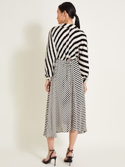 Monsoon Black Sofia Stripe Dress - Image 5 of 7