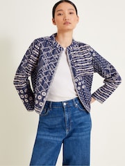 Monsoon Jacke aus 100% Baumwolle mit Cindy-Patch-Print - Bild 1 von 1