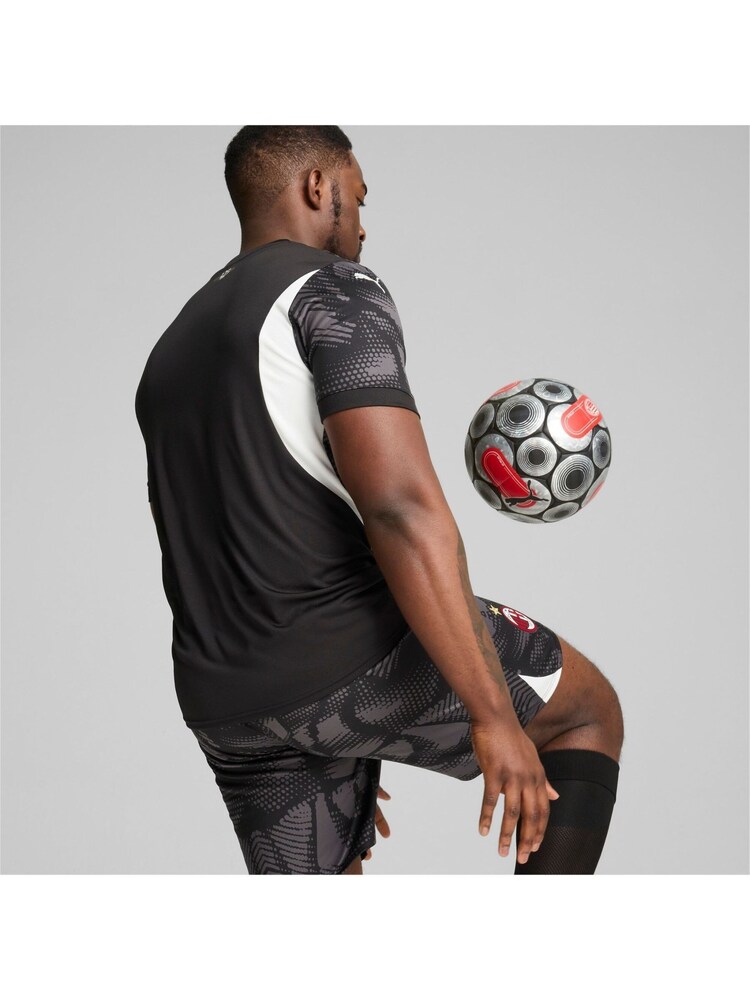 Puma Black Mens AC Milan 24/25 Goalkeeper Short Sleeve Jersey - Image 2 of 6
