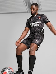 Puma Black Mens AC Milan 24/25 Goalkeeper Short Sleeve Jersey - Image 3 of 6
