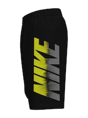 Nike Black Bold Logo 7 Inch Volley Swim Shorts - Image 3 of 3