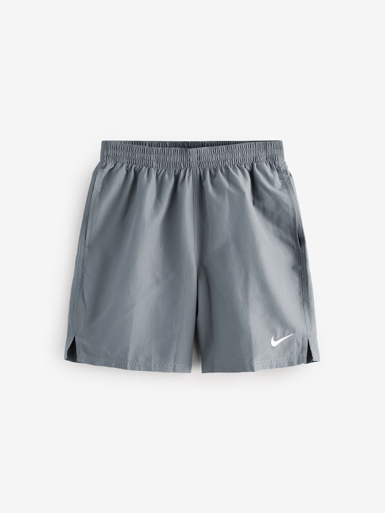 Nike Grey 7 Inch Essential 7 Inch Volley Swim Shorts - Image 7 of 7