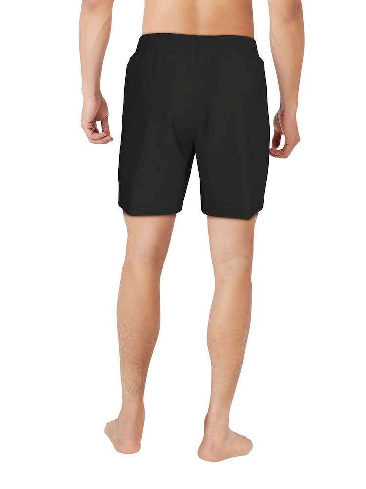 Nike Black Essential 7 Inch Volley Swim Shorts - Image 3 of 6