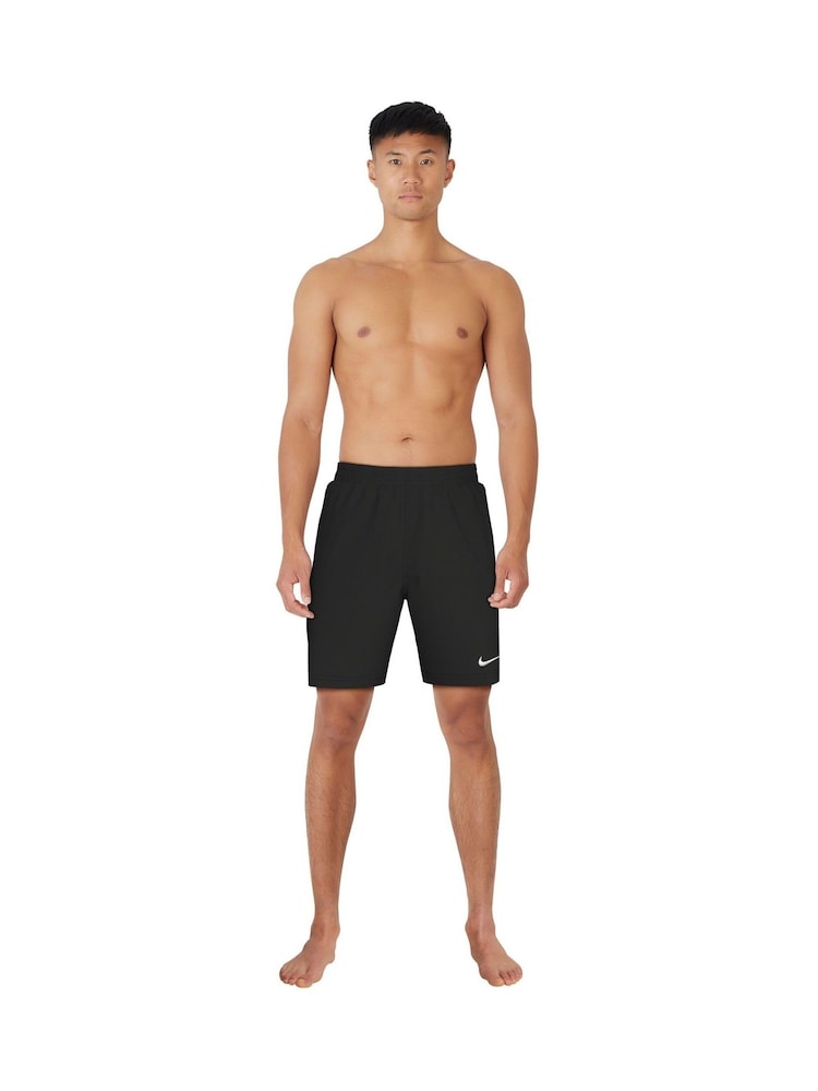 Nike Black Essential 7 Inch Volley Swim Shorts - Image 4 of 6