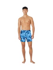 Dark Grey - Nike Water Tie Dye Print 5 Inch Volley Shorts - Image 3 of 4