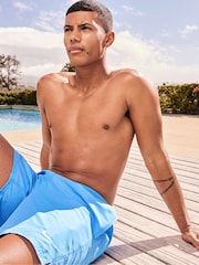Nike Light Blue 7 Inch Essential Volley Swim Shorts - Image 15 of 21