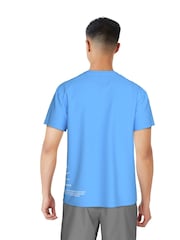 Nike Blue Specs Short Sleeve Hydroguard Rash Vest T-Shirt - Image 2 of 7