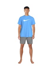 Nike Blue Specs Short Sleeve Hydroguard Rash Vest T-Shirt - Image 3 of 7
