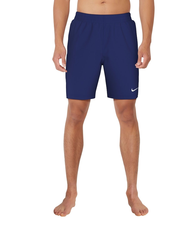 Nike Blue 7 Inch Essential 7 Inch Volley Swim Shorts - Image 1 of 4