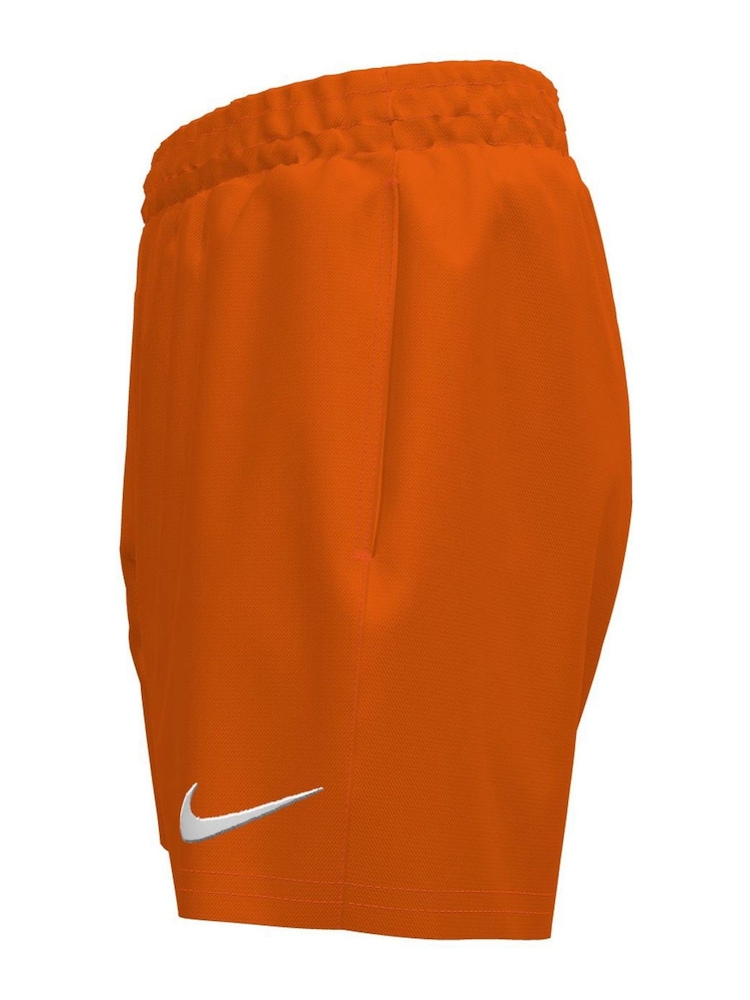 Nike Orange Essential 4 Inch Volley Swim Shorts - Image 4 of 4